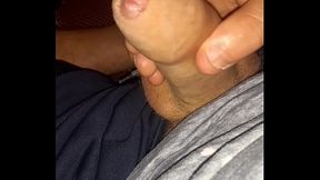 Playing with my foreskin