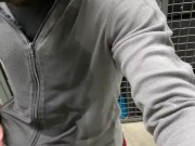 Walking around with my soaked clothes