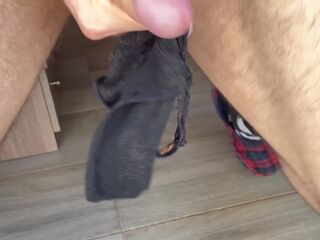 FOUND MY STEPSISTERS THONG AND I SMELLED IT WHILE EDGING AND MOANING LOUD (4k)