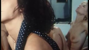 Sexy foursome vintage cock sucking hairy pussy licking fucking