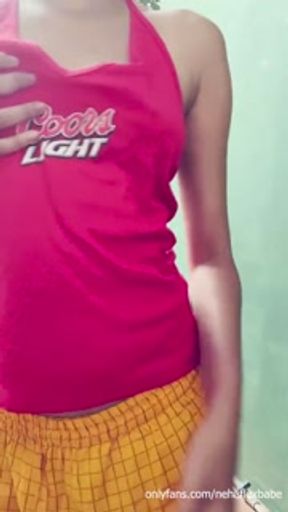 outdoor fun time desi skinny girl with cute boobs देसी भाभी