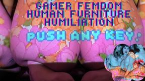 Ziva Fey - Gamer Femdom Human Furniture Humiliation