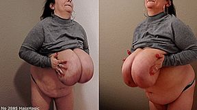 Maja meets Alice Part 203 - Alice strips out of her tight Grey Sweater - Alternate Version (Clip No 2885 - mp4 version)
