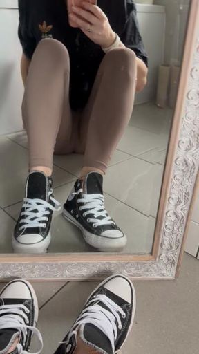 Converse, mirror and feet- what more could you want