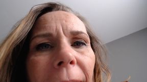 Stepmom in bed