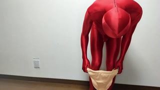 Kigurumi mask with tight tights