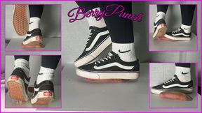 Dirty Vans Ruthless Cock Crush - Jumps On Cock - Cock Trampling - Shoejob - CBT - Foot Fetish - 1080HD