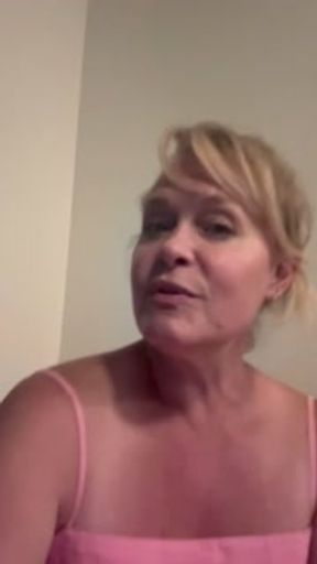 Public Peeing in my Denim Skirt no Panties and Masturbating