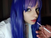 Hot Egirl being fed cigarette by stepdad (full vid on my 0nlyfans/ManyVids)
