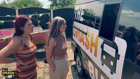 smash bus scene !! lila storm gets anal, dp and jasmine licks it out her ass.