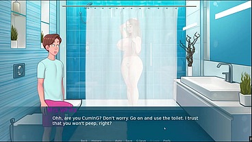 SexNote [D. Note Rule 34 Hentai game PornPlay ] Ep.5 caught masturbating in the bathroom by my best friend's mom