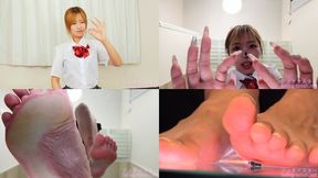 Rika Tsubaki - Secret Account Girl's Dwarf Stream - Crushing Them with Bare Feet - 1080p