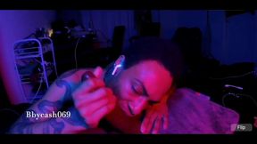 Giving Sloppy Blowjob to My Toy