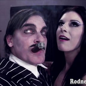 India Summer as Morticia Parody