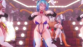 Mmd R18 Master Banged the Bunny women Endless Enjoyment for King Anime