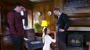 Wow! Patty Michova's House Mistress Blows Huge Butler's Cock in XXX Video