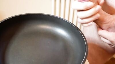 Watch me cum 29 TIMES on a black pan!