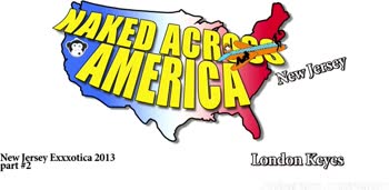 London Keyes Gets Wet and Wild Behind the Scenes