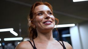 Redhead Wife Stretch by Perverted Pt for a Gym Membership