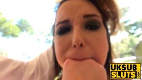 UKSubSluts com - Francys Belle's submissive hardcore pussy&#x1F32E;&#xFE0F; and anal&#x1F44C; play