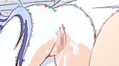 Step-sister caught getting creampied by brother's massive cock - hentai porn