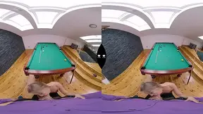 Blonde Babe Gets Pounded on Pool Table in VR POV