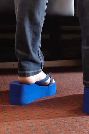 Platform foam flipflops