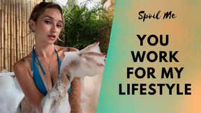 FINDOM FROM JACUZZI / You are my money making machine