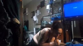 Sultry Latina GIVEs a sloppy deepthroat head