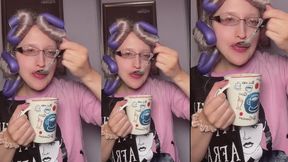 ASMR Sissy Lip Smacking Goddess FinDom Goaldigger Turns Your Clitty into a Leaky Lollipop