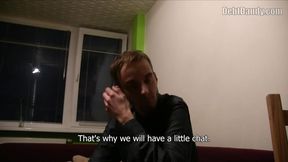 Skinny Hairy Czech Guy Owes It Up His Tight Ass - Debt Dandy