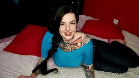 You must perform 3 pee tasks from your kinky hot and inked Mistress