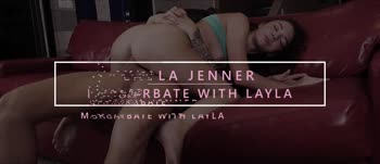 Layla Jenner's Teen (18+) Treat: Solo Masturbation with a Dildo