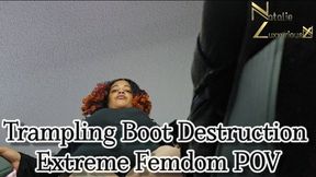 Trampling Boot Destruction Extreme Femdom POV 4k