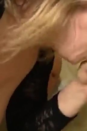 Big Tit Girl Works the Gloryhole Like a Pro