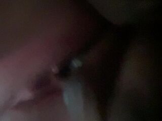 POV: side view; pawg wife takes husbands cream pie (Fresh year)