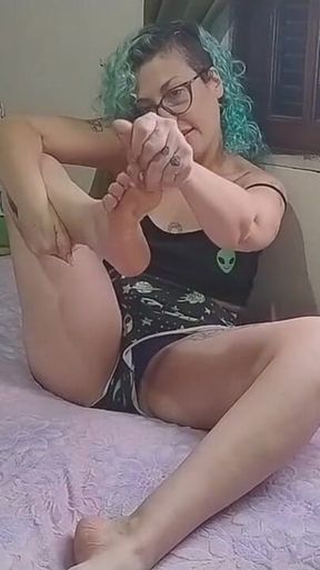 Come Watch Me Moisturize My Beautiful Little Feet