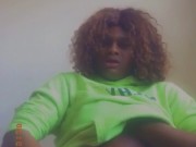 Jerking My Tranny Cock ( full video on my OnlyFans link in bio & comments )