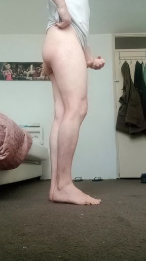 Men touch his Dick and he have a orgasm with a big eyaculation