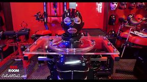 rubber latex gasmask bondage Lock for a long time