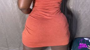 Big Ass Ebony Seduced Step-Brother