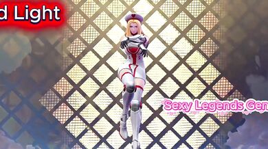 Blonde Cartoon Cosplay Ai Nude gets railed raw PMV