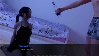 Echoes of Lust # 17 The older step-sister could not resist and jerked me off with her legs