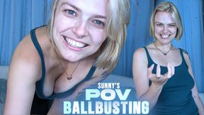 POV Ballbusting With Sunny 4k
