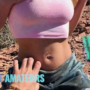 TRUE AMATEURS - Stacy Goes For A Nature Hike With Her Boyfriend So They Can Fuck Like Noone Is Watching