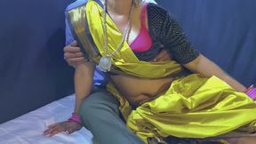Hard fingering Indian Desi wife before eating her pussy