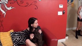 Taylor gets her sexy, stinky feet sniffed!