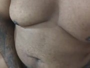 Beefcake massaging sore dickhead 🥵