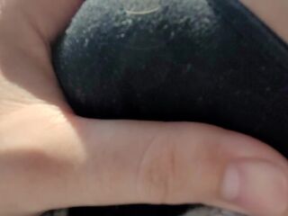 Risky in Car, Hawt Cutie in Taut Jeans Seducing Me