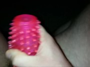 First Time Using Cock Stroker - SlugsOfCumGuy